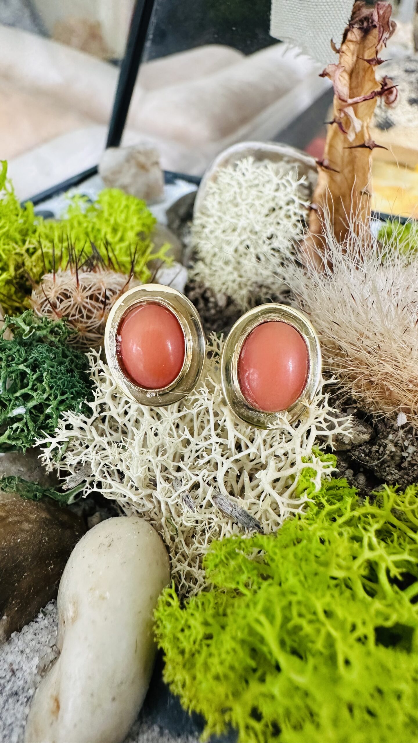 Coral Earrings