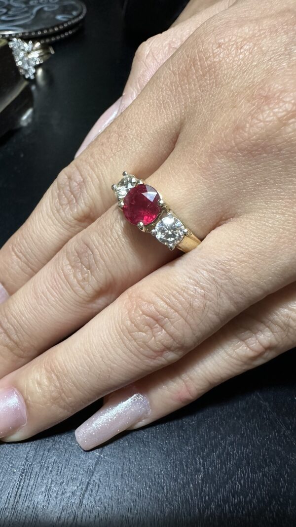Ruby and Diamond Ring