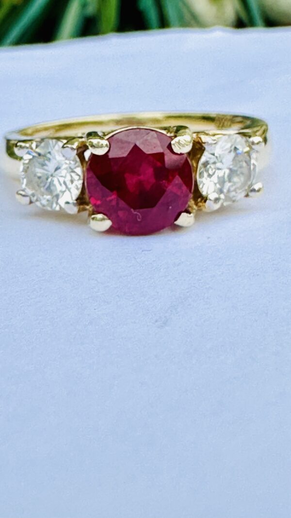 Ruby and Diamond Ring - Image 8