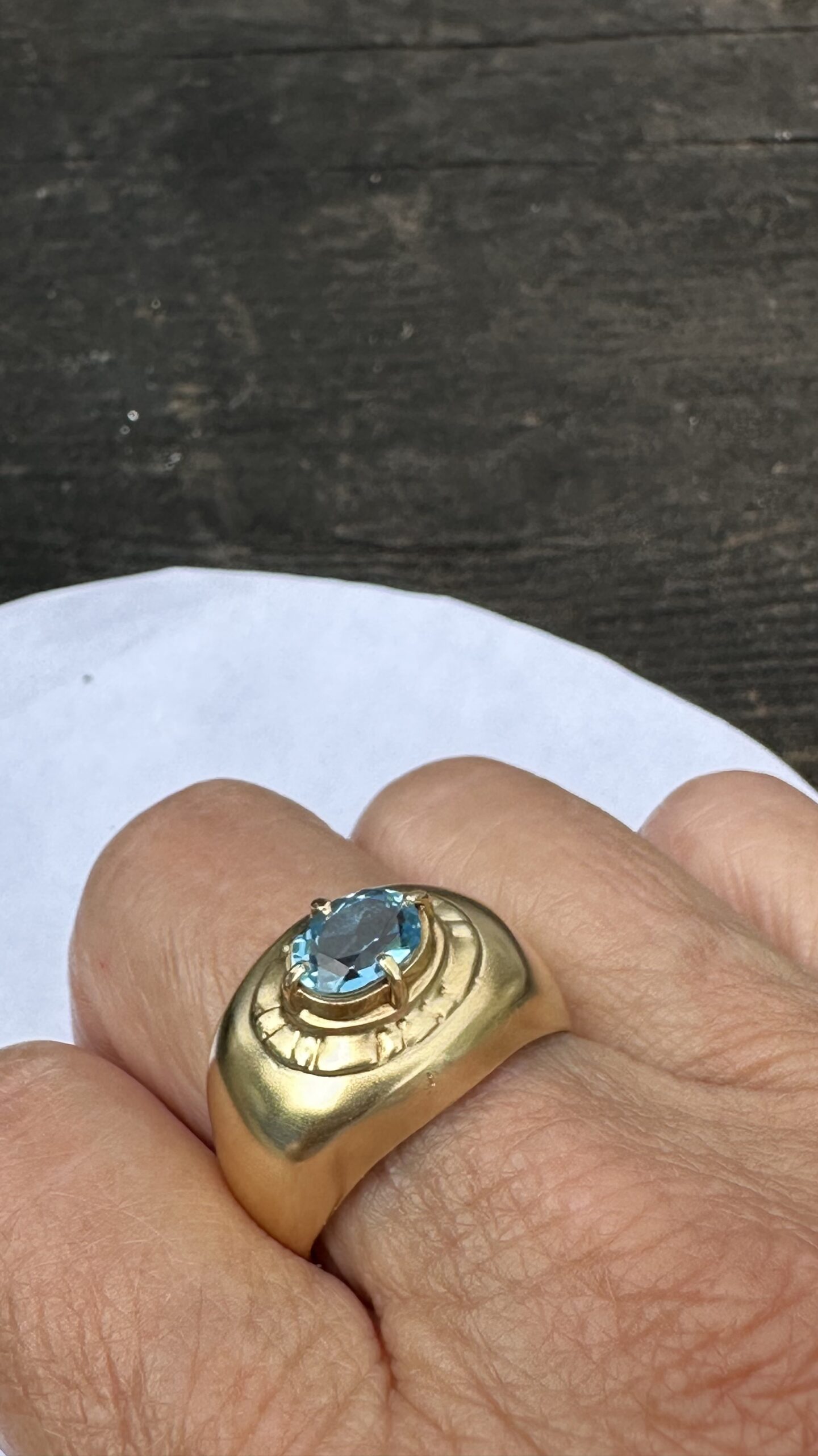 Art Deco Gold Ring