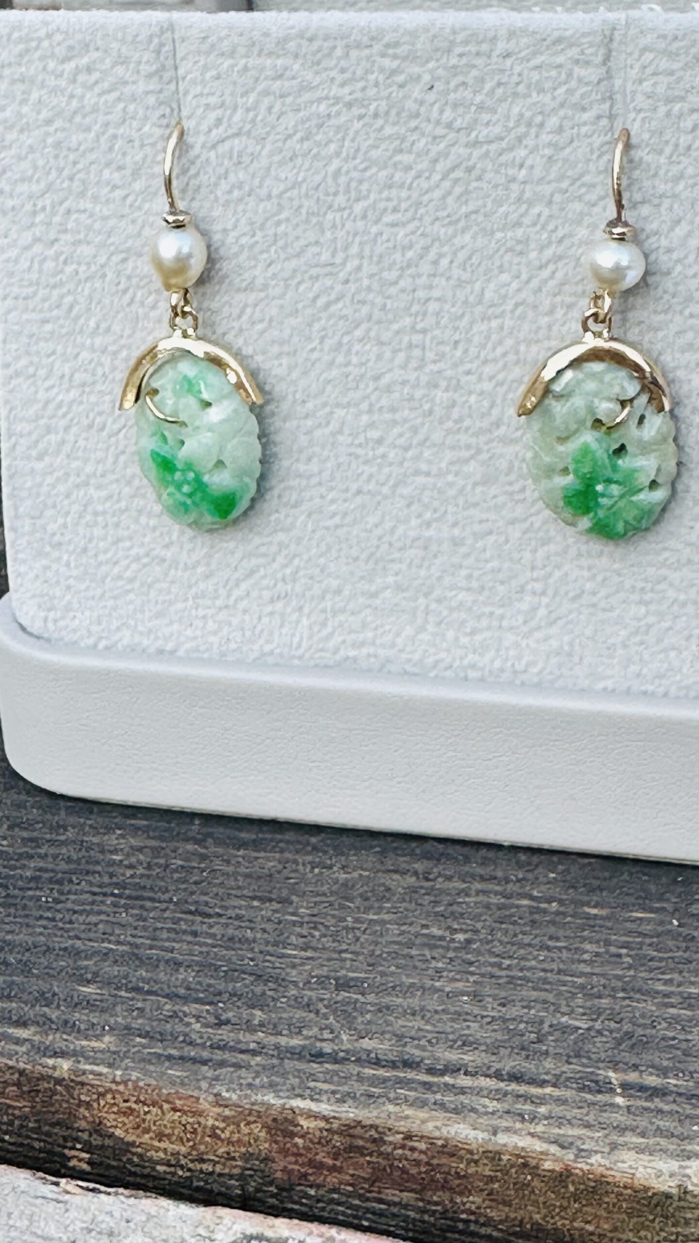 Jade Vintage Earrings