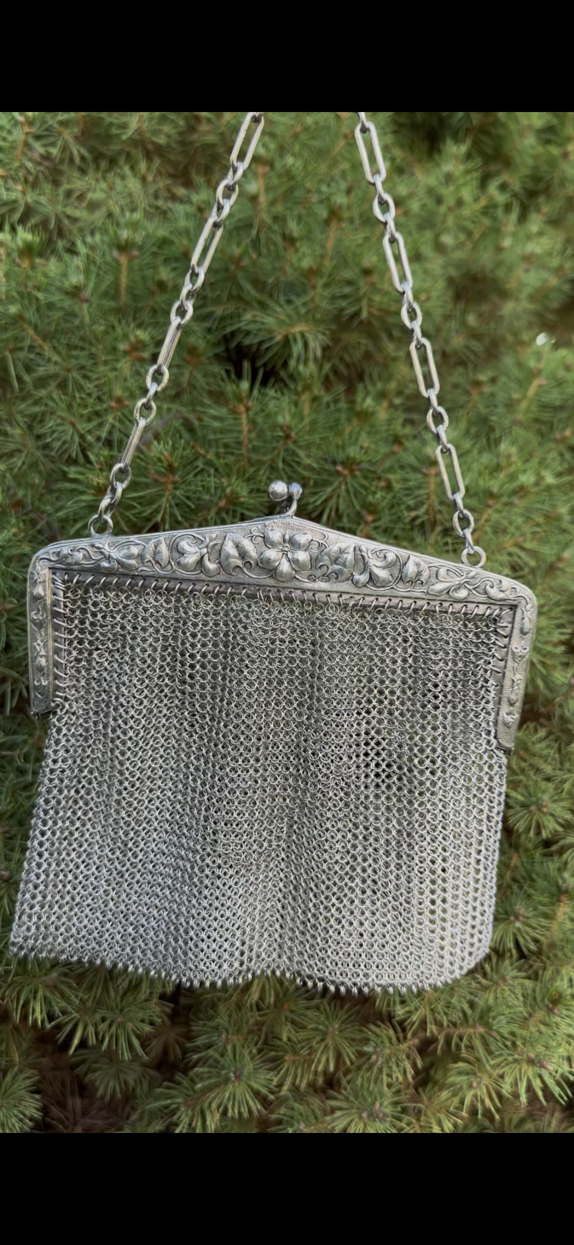 Antique British Mesh Purse